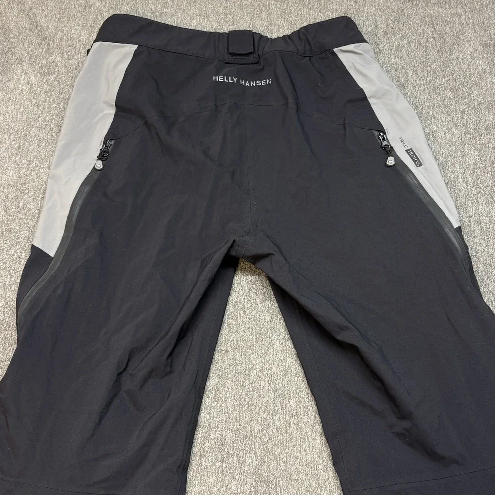 Helly Hansen Snow Pants Mens L‎ Black Helly Tech RECCO Primaloft Insulated Ski